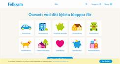 Desktop Screenshot of folksam.se