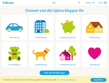 Tablet Screenshot of folksam.se